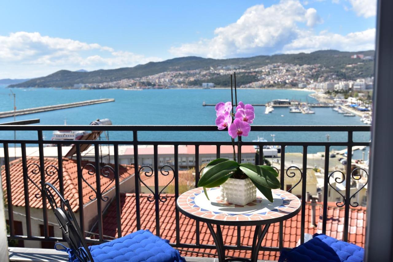 Апартаменты Golden Sea View - Old Town Кавала Экстерьер фото